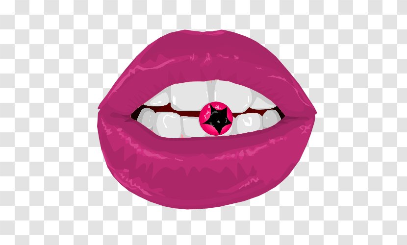 Red Lip Tooth Icon - Lips Transparent PNG