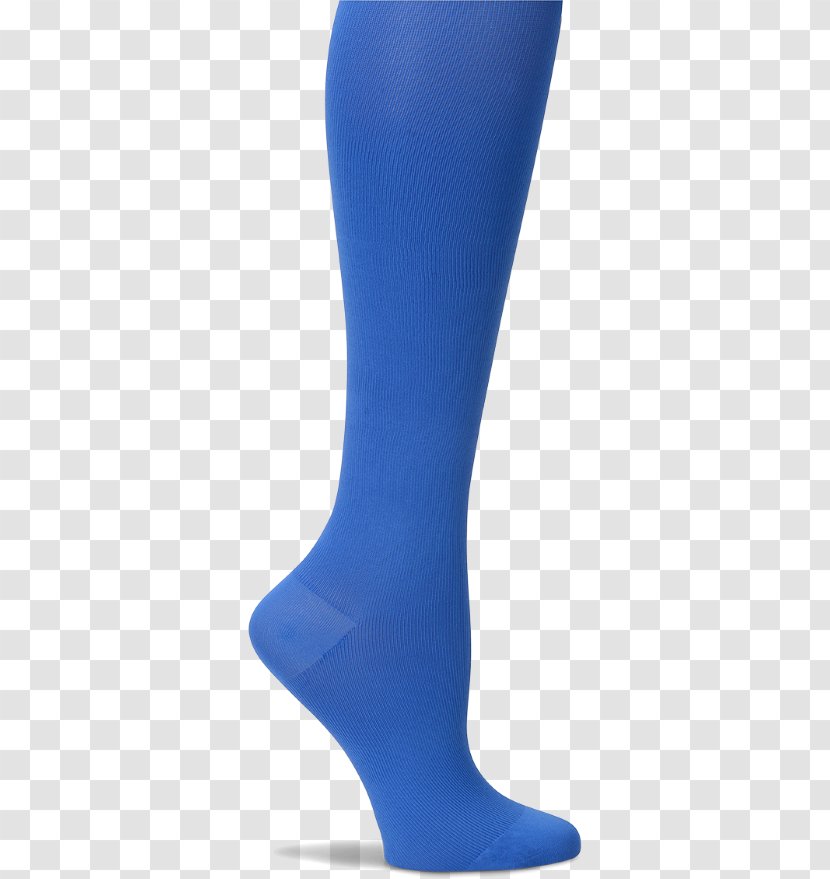 Tights Blue Sock Compression Stockings Hosiery - Uniform - Graduated Size Transparent PNG
