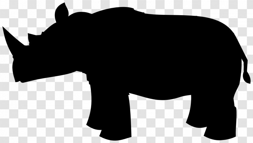 Indian Elephant African Rhinoceros Cattle - Wildlife Transparent PNG