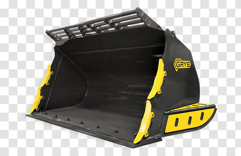Bucket Backhoe Loader Heavy Machinery Excavator - Yellow Transparent PNG