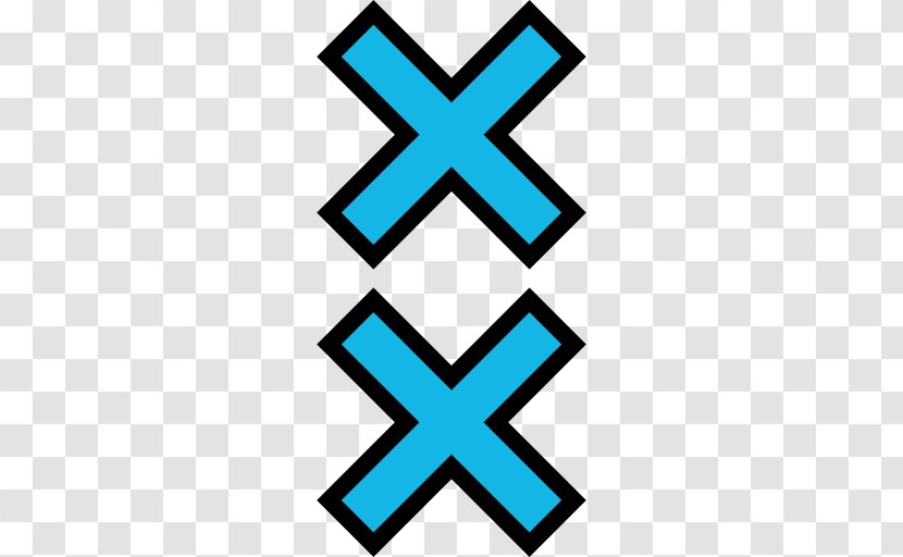 Emoji X Mark Cross Delete Symbol - Sign - Abstract Pattern Transparent PNG