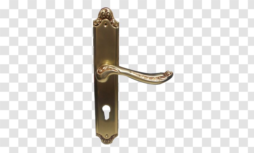 Door Handle 01504 Brass - Hardware Accessory Transparent PNG