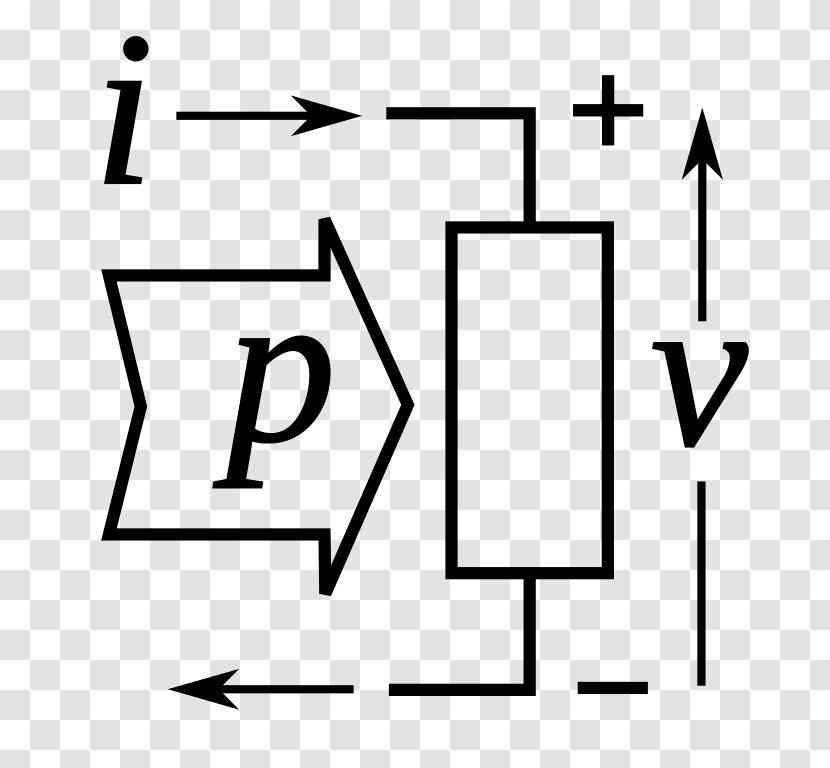 Passive Sign Convention Electrical Engineering Passivity Electric Potential Difference - Electronic Circuit - Component Transparent PNG