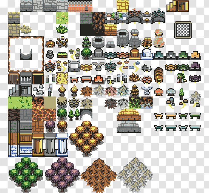 Rpg Maker Mv World Map Tile Based Video Game Roleplaying Transparent Png