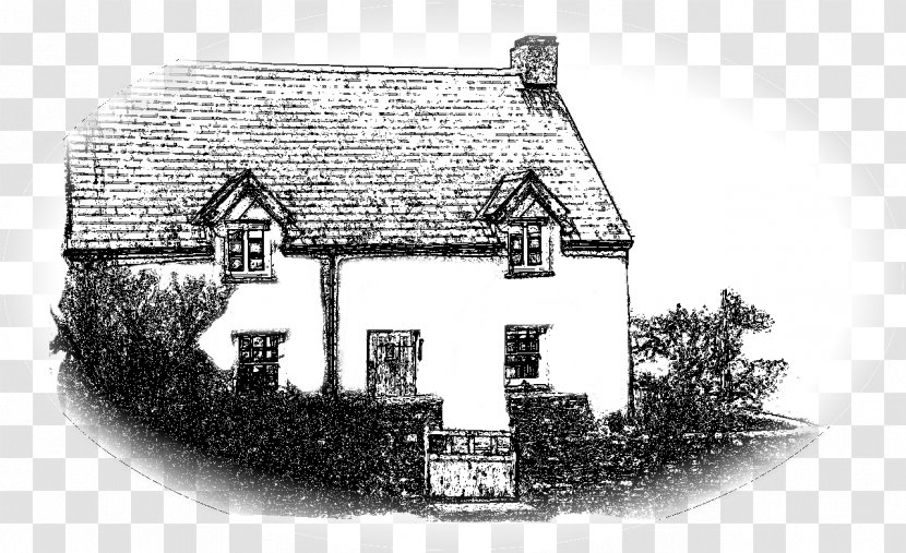 House Property Cottage White Font - History Transparent PNG