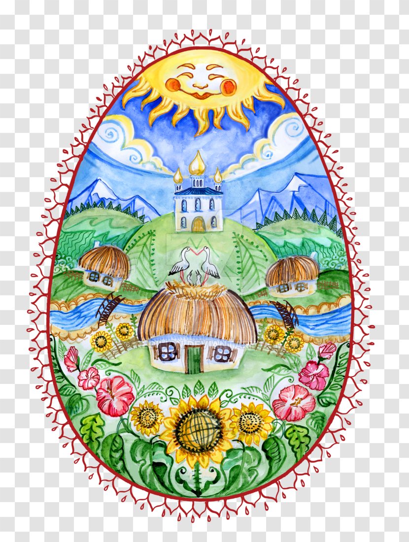 Pysanka Easter Egg Postcard Museum Of Ukrainian Folk Art - Christmas Card Transparent PNG
