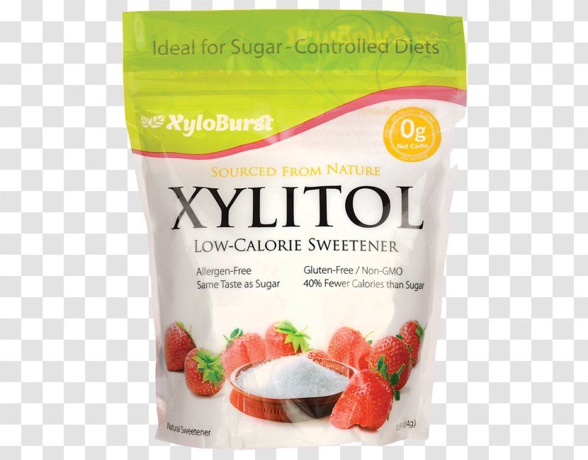 Xylitol Sugar Substitute Health Diet Food - Strawberries Transparent PNG