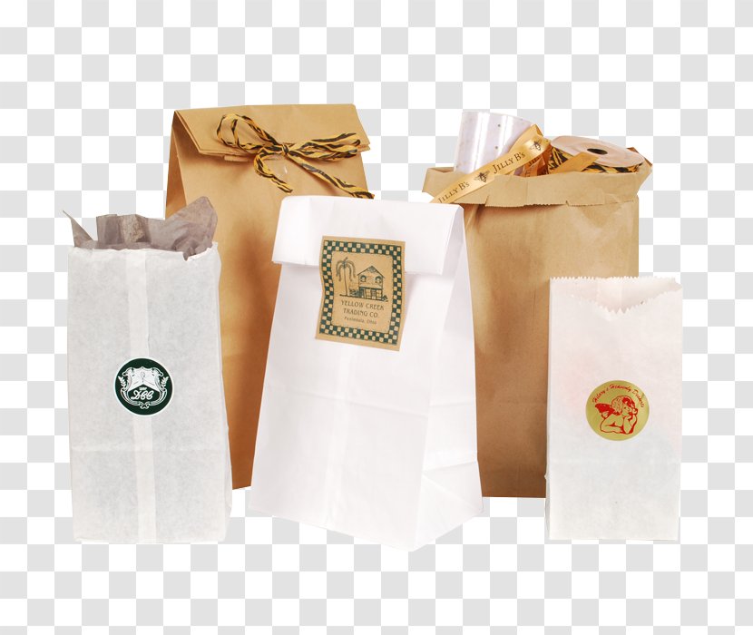 Paper Bag Packaging And Labeling Plastic - Grocery Store - Kraft Transparent PNG
