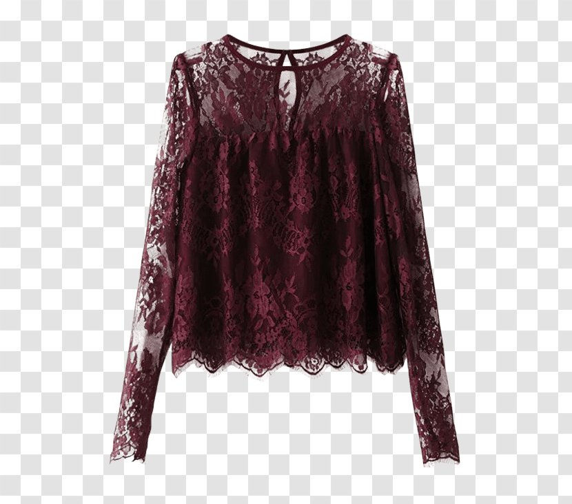 T-shirt Blouse Sleeve Sweater - Shirt - Lace Dresses African Fashion Transparent PNG
