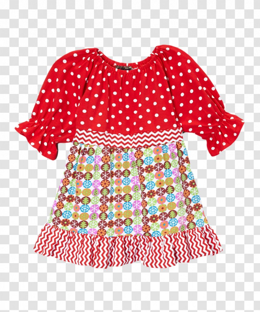 Polka Dot Slip Dress Clothing Ruffle - Toddler Transparent PNG