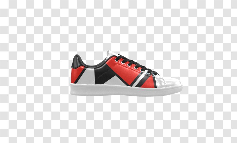 Sneakers Skate Shoe Footwear Sportswear - Red Geometric Transparent PNG