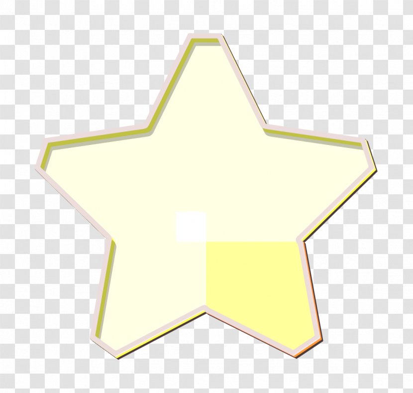 Favorite Icon Star - Yellow - Symbol Logo Transparent PNG