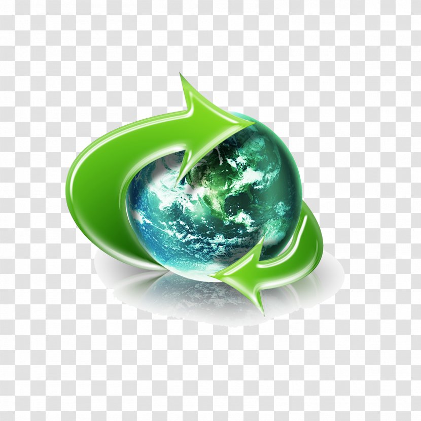 Earth Green Arrow - Water - Environmental Transparent PNG