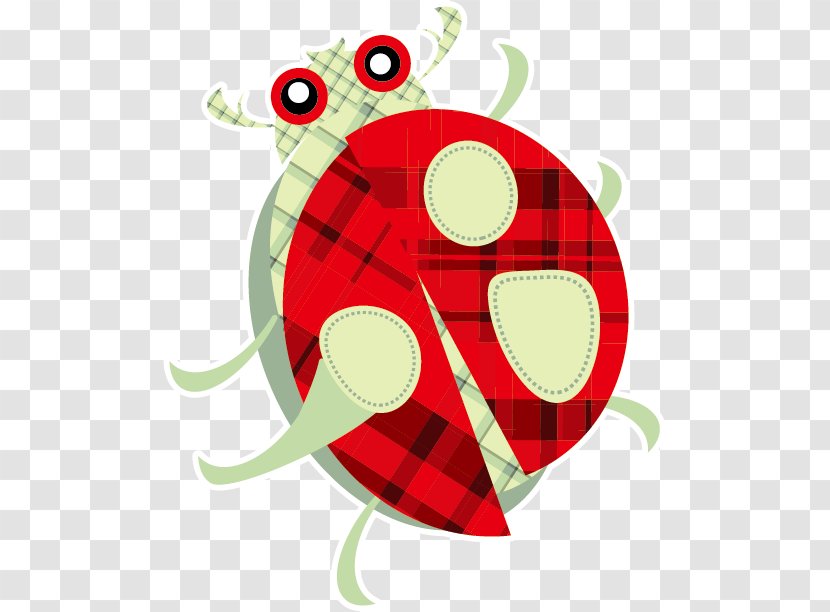 Cartoon Illustration - Collage - Ladybug Transparent PNG