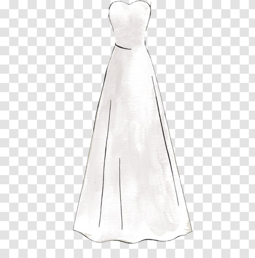 Wedding Dress Clothing Gown White - Neck Transparent PNG