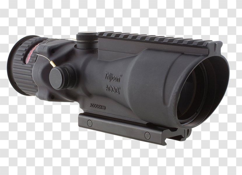 Advanced Combat Optical Gunsight Trijicon Telescopic Sight Weapon - Watercolor Transparent PNG