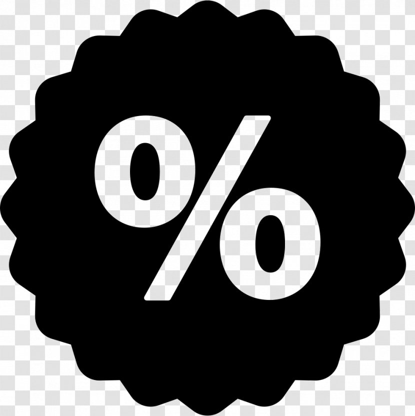 Percentage Percent Sign Clip Art - Monochrome - Symbol Transparent PNG