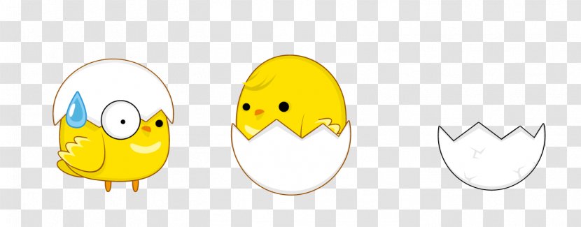 Smiley Chicken Cartoon - Vector Chick Transparent PNG