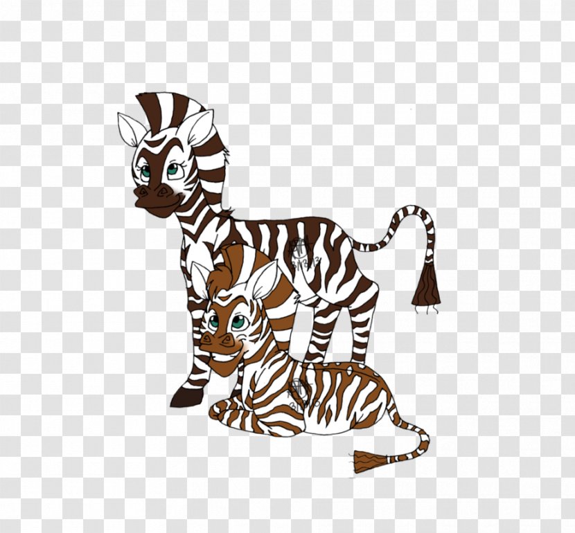 Big Cat Tiger Zebra Transparent PNG