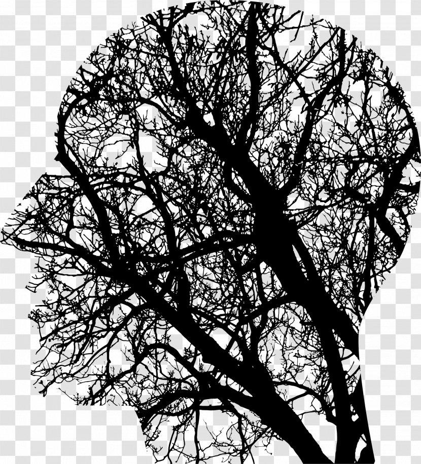 Human Brain Neurofeedback Thought Electroencephalography - Twig - Love Tree Transparent PNG