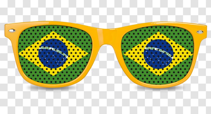 Goggles Brazil National Football Team Car World Cup France - Eyewear Transparent PNG