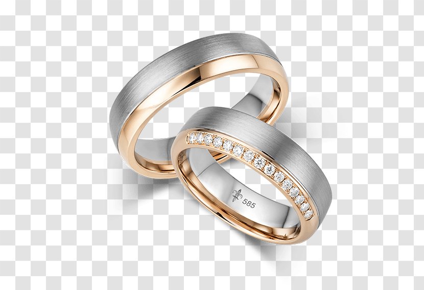 Wedding Ring Gold Engagement Diamond - Jeweler Transparent PNG