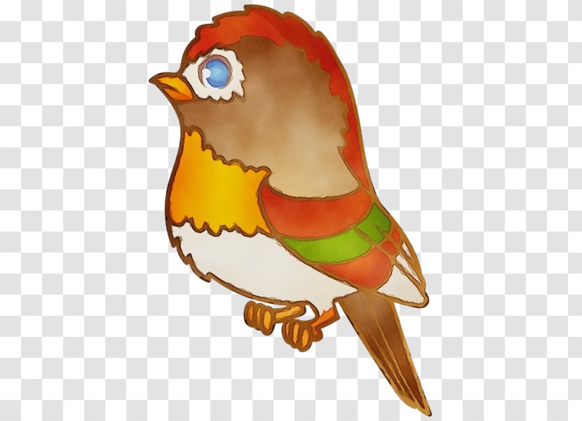Bird Cartoon Beak Perching Finch - Paint Transparent PNG