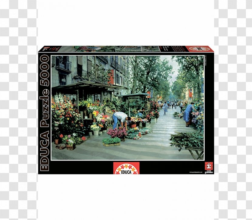 La Rambla Jigsaw Puzzles Pieces Educa Borràs Game - Display Advertising - Toy Transparent PNG