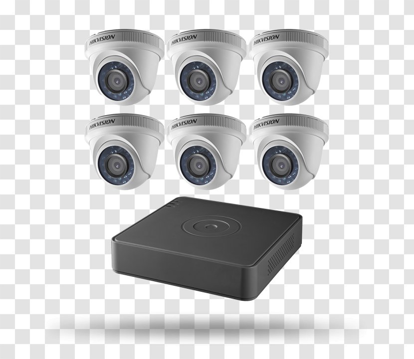 Closed-circuit Television Digital Video Recorders Network Recorder 1080p Hikvision - Hard Drives - Cctv Camera Dvr Kit Transparent PNG