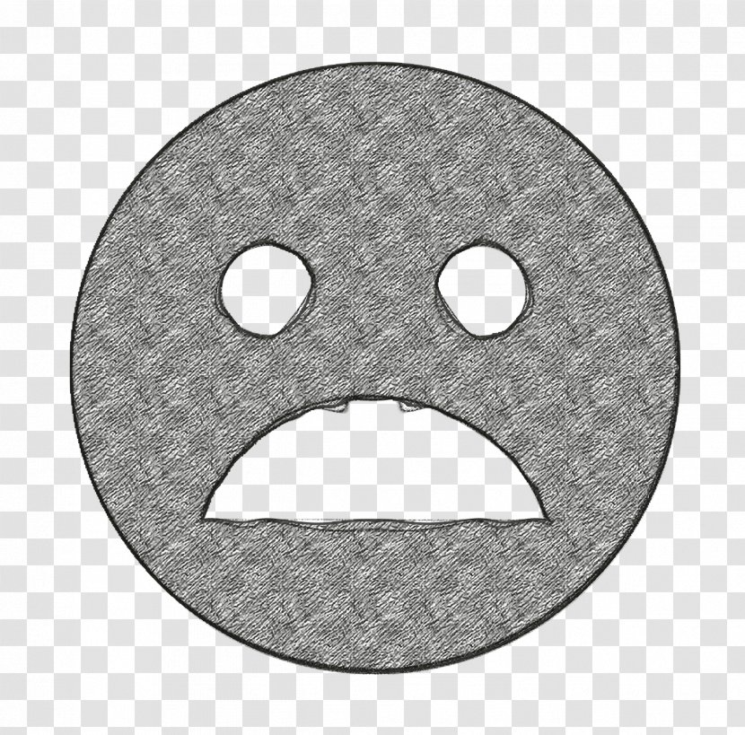Mood Icon Sad Solid - Metal Smile Transparent PNG