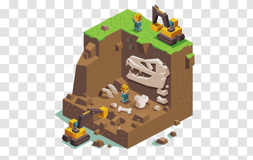 Archaeology Archaeological Site Excavation Fossil - Animaatio - Toy Transparent PNG