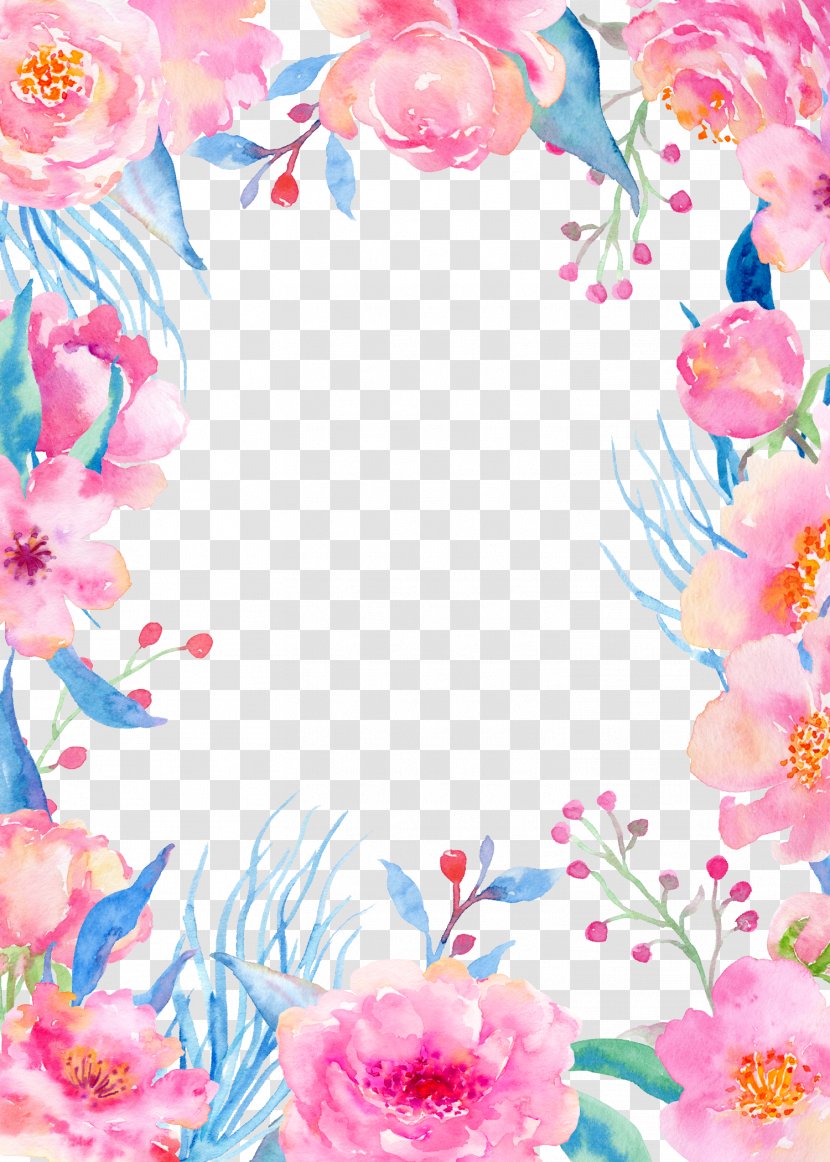 Wedding Invitation Floral Design Painting Clip Art - Blossom - Color Decoration Transparent PNG