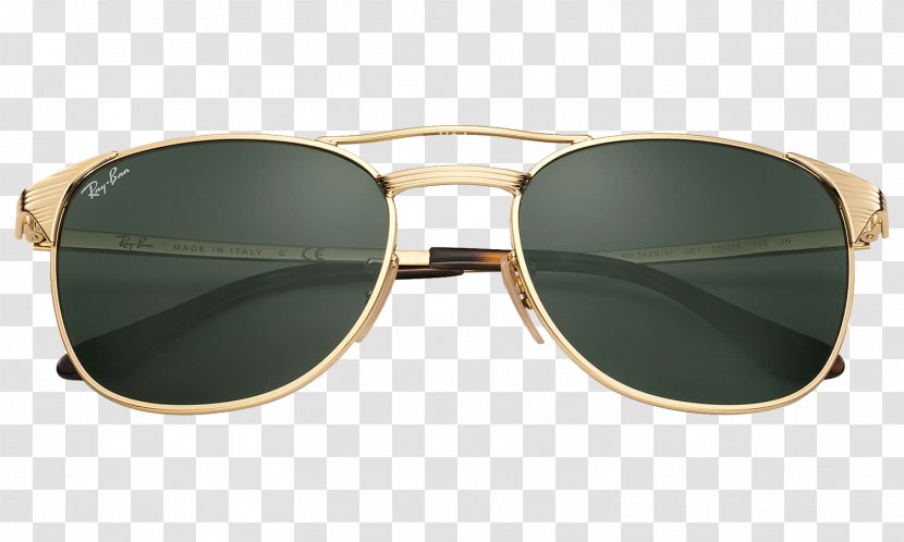 Ray-Ban Sunglasses Gold Clothing Accessories Goggles - Aviator Transparent PNG