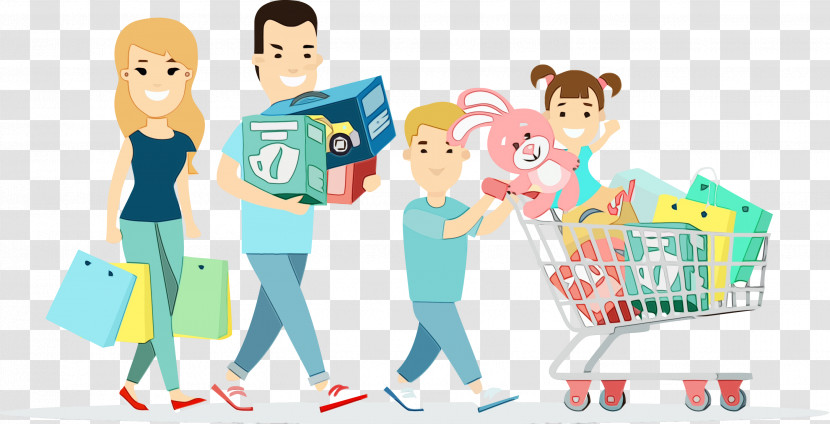 People Cartoon Social Group Sharing Interaction Transparent PNG