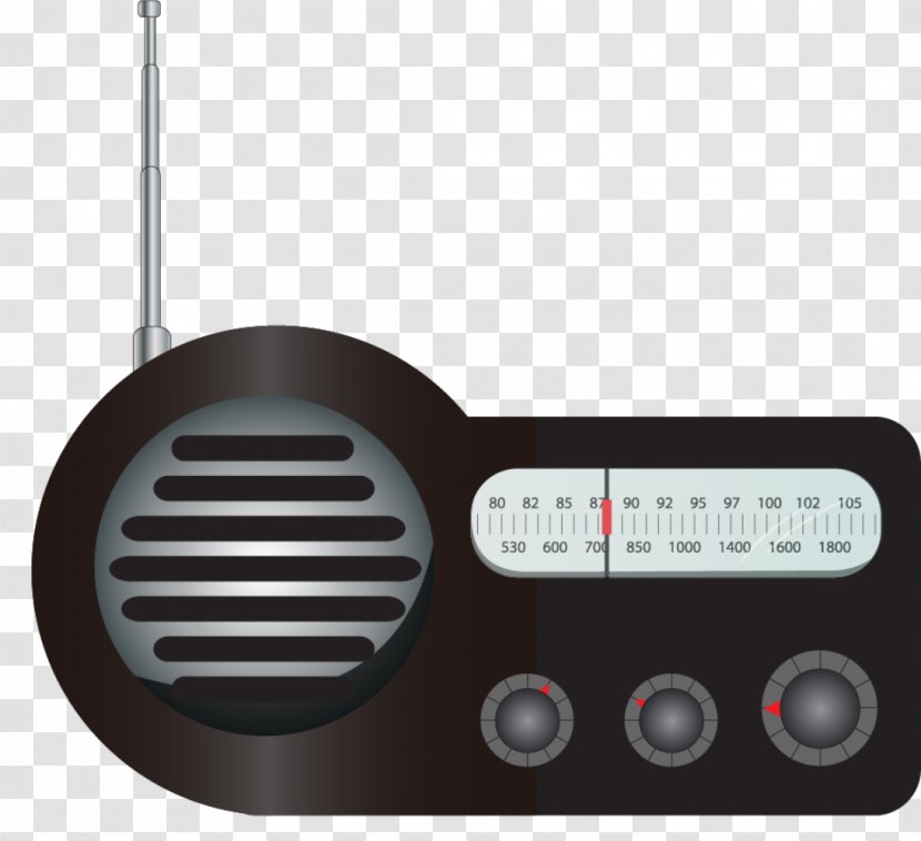 Golden Age Of Radio Microphone Antique - Sound Box - Retro FM Transparent PNG