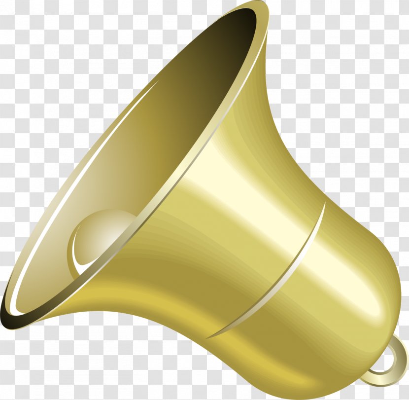 Bell Yellow - Gold - Golden Concise Transparent PNG