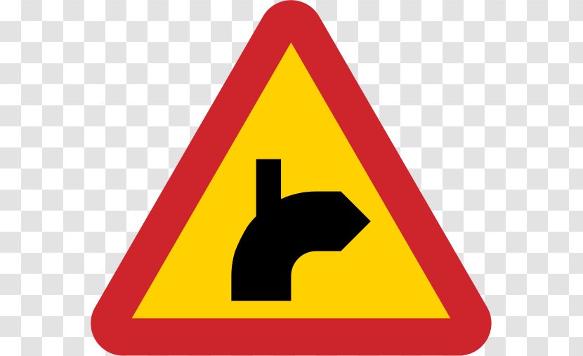 Traffic Sign Warning Clip Art - Yellow Transparent PNG
