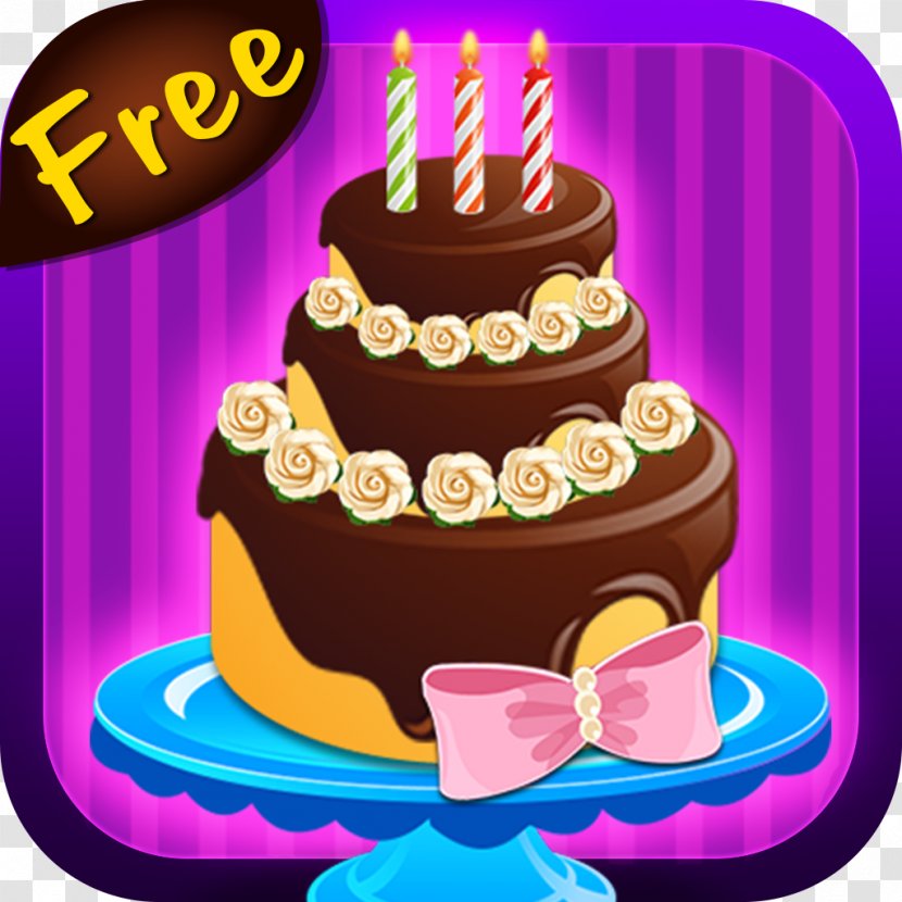 Birthday Cake Chocolate Brownie Sugar Torte Transparent PNG