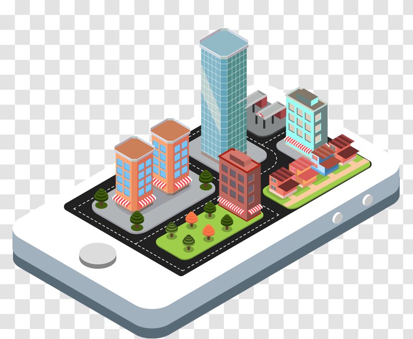 Smart City Marketing Urban Planning - Digital Transparent PNG