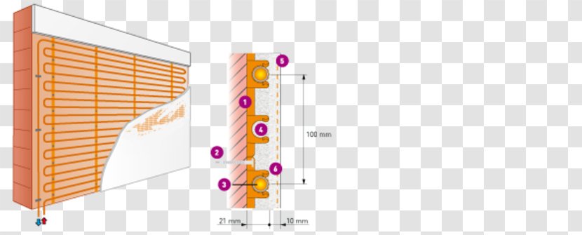 Wandheizung Behaglichkeit Variotherm Heizsysteme Mehrschichtverbundrohr Luftzug - Aluminium - Radiation Transparent PNG