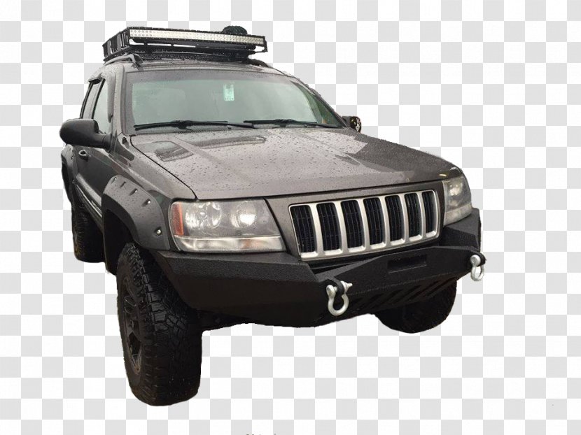 Jeep Grand Cherokee Bumper Car Tire - Vehicle - Off Road Transparent PNG