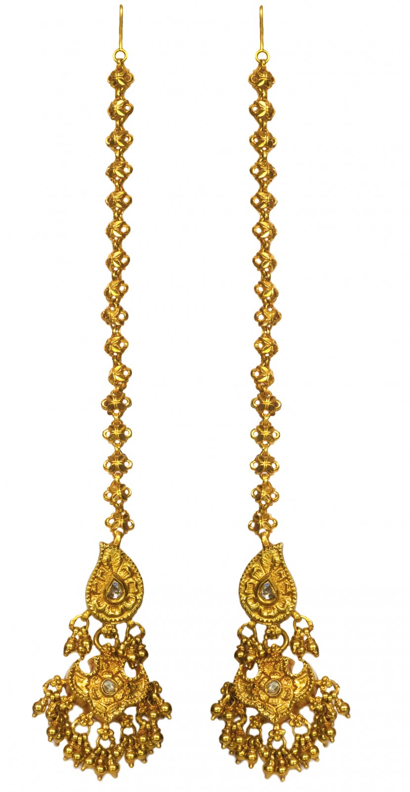 Earring Jewellery Gold Carat Necklace - Chain Transparent PNG