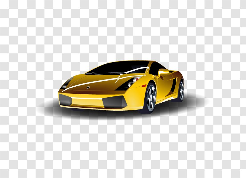 Sports Car Lamborghini Gallardo Murcixe9lago - Convertible Transparent PNG