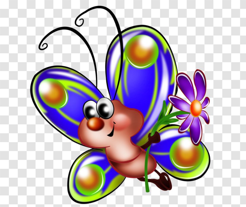 Kindergarten Number 82 Butterfly Clip Art - Butterflies And Moths - Cute Logo Transparent PNG