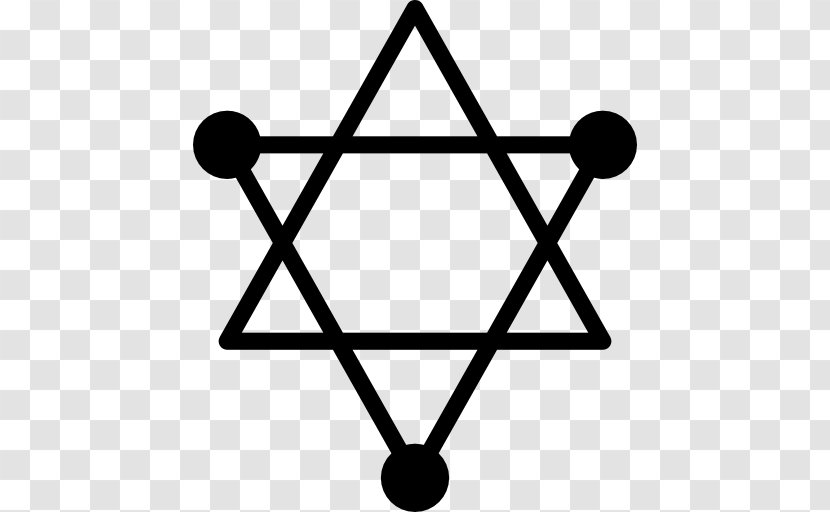 Star Of David Judaism Jewish Symbolism - Hexagram - Pentagram Transparent PNG