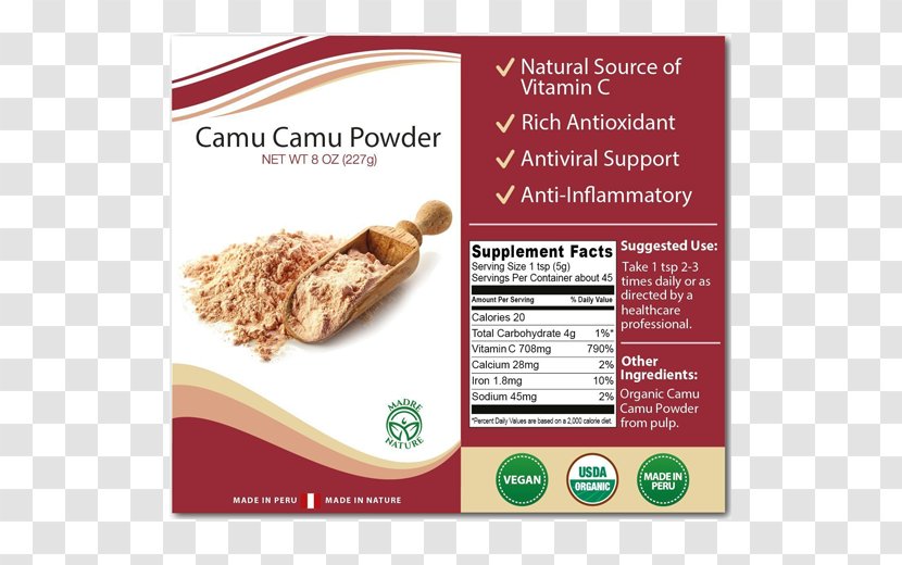 Peruvian Cuisine Organic Food Camu Maca Raw Foodism - Recipe Transparent PNG