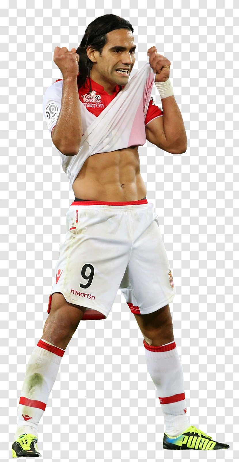 Radamel Falcao AS Monaco FC Jersey Football Player - As Fc Transparent PNG