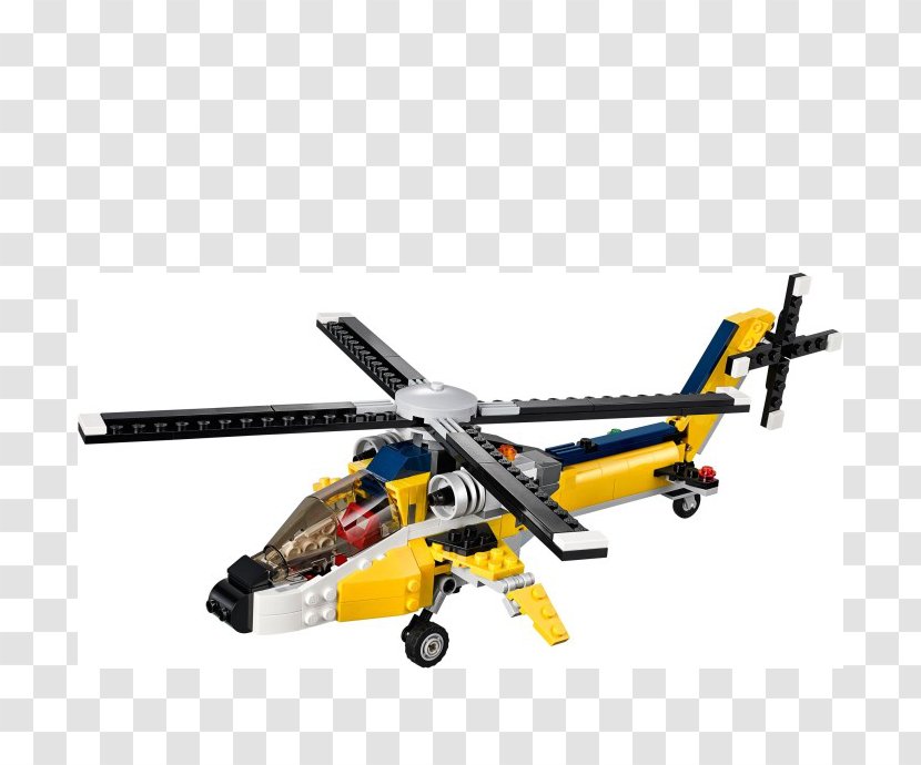 Lego Racers Amazon.com LEGO Creator Yellow - Rotorcraft Transparent PNG