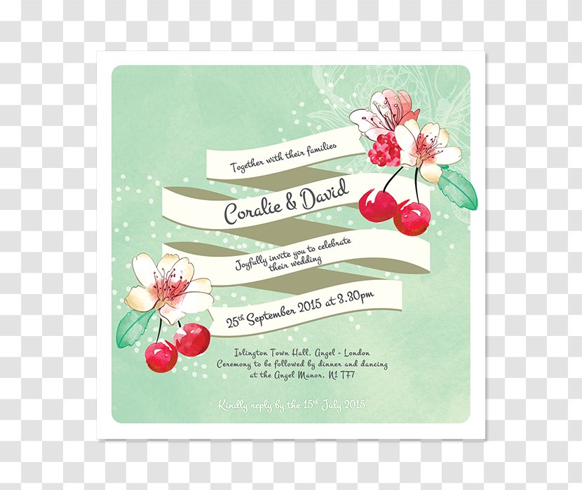 Marriage In Memoriam Card Convite Save The Date RSVP - Aquifoliaceae - Summer Invitation Transparent PNG