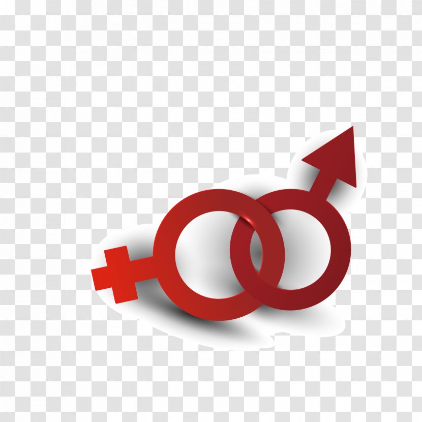 Female - Symbol - Men And Women Logo Poster Design Transparent PNG